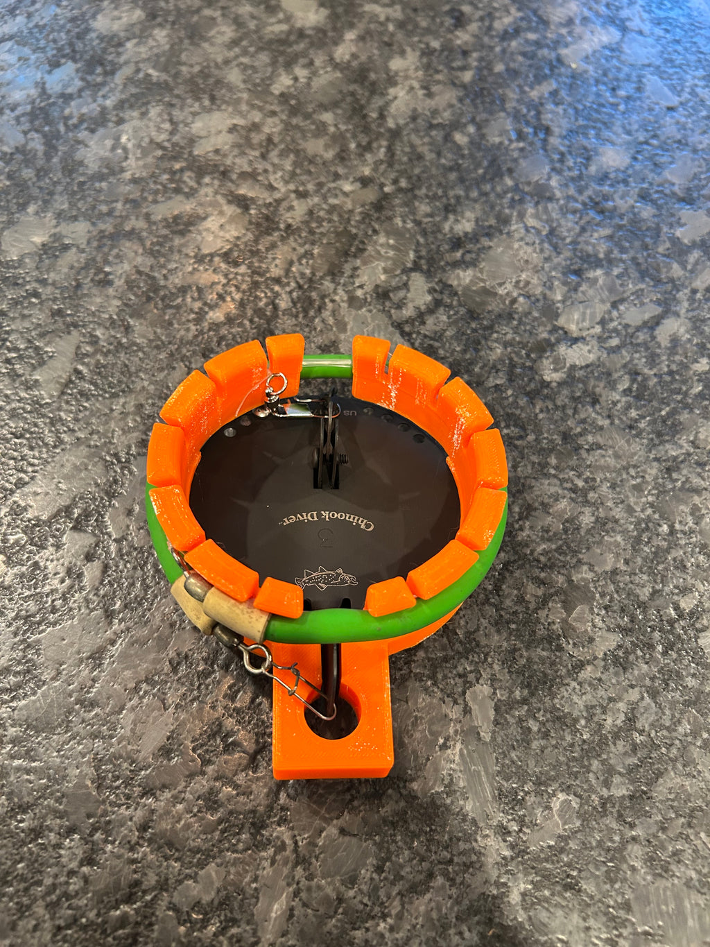 Chinook diver holder