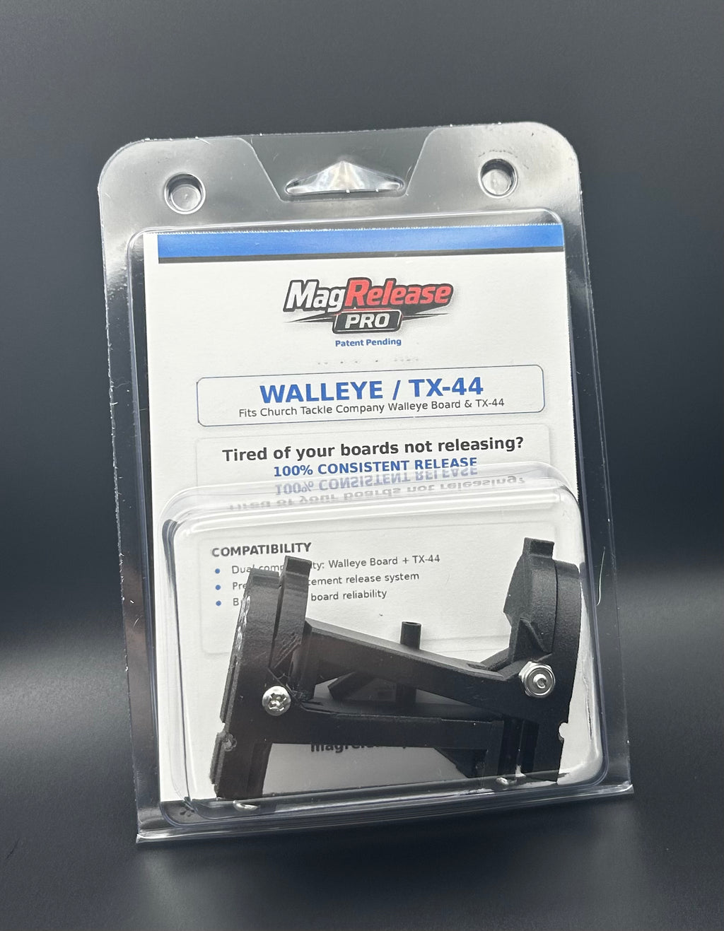 MagRelease - Church Walleye board 2 pack in retail packaging